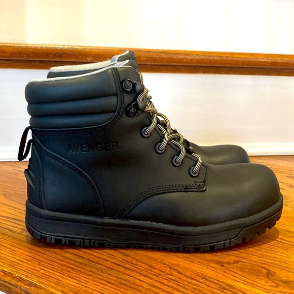 AVENGER Work Boots Reflex LIKE NEW CONDITION! Sz 7 Women’s M, With SAFETY TOECAP - Picture 4 of 13